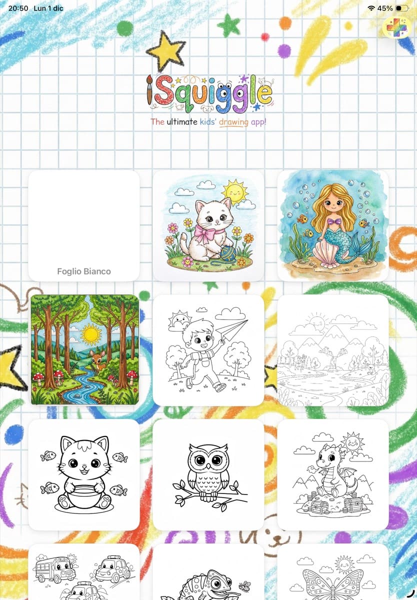 Editor di disegno di iSquiggle